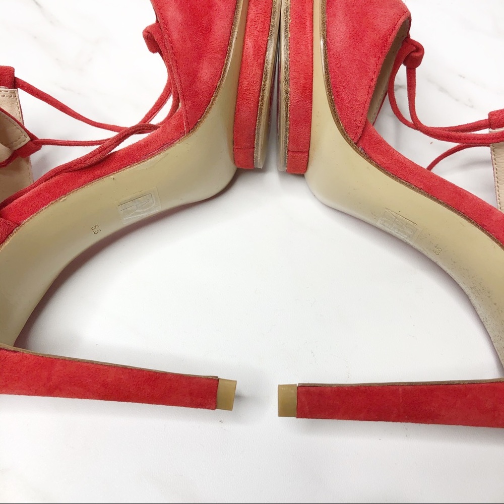 NEW Pelle Moda Suede Raspberry Heels 5.5 - Picture 7 of 7